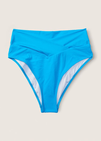 Блакитний літній купальник однотоний роздільний Victoria's Secret