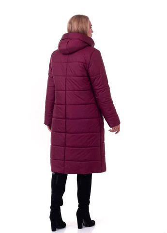 Бордова зимня зимова куртка жіноча великого розміру SK