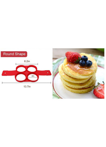 Силіконова форма для приготування оладок і яєчні у вигляді кружечків Cake Maker A-Plus (263931708)
