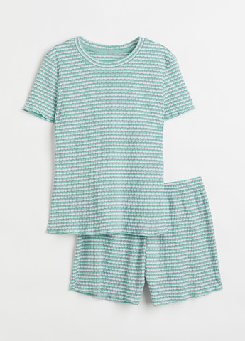 Мятная всесезон пижама с футболкой и шортами футболка + шорты H&M