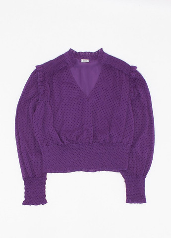 Фиолетовая блуза демисезон,фиолетовый в горох,pimkie No Brand