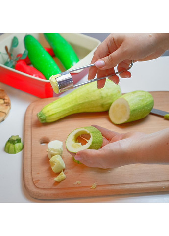 Нож для удаления сердцевины баклажанов, перцев, кабачков и яблок Kitchen Master (266422694)