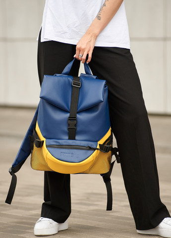Женский рюкзак ReneDouble желто-голубой Sambag (259793581)