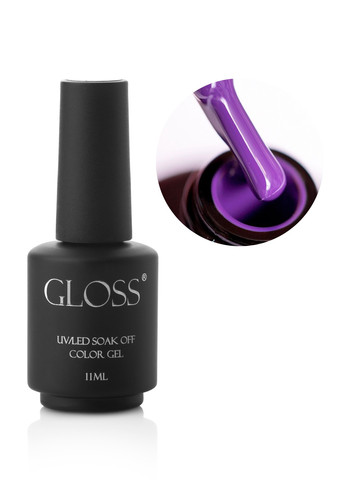 Гель-лак GLOSS 543 (темно-виноградный), 11 мл Gloss Company веселка (270013756)