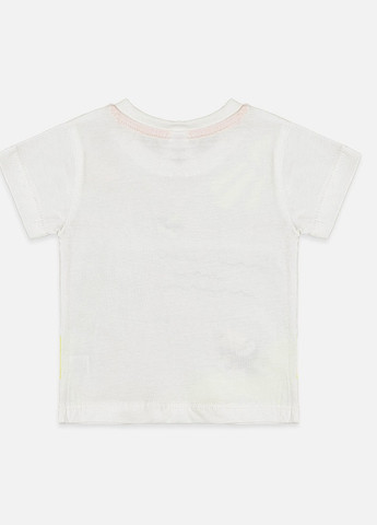 Белая летняя футболка для мальчика цвет белый цб-00220073 Difa