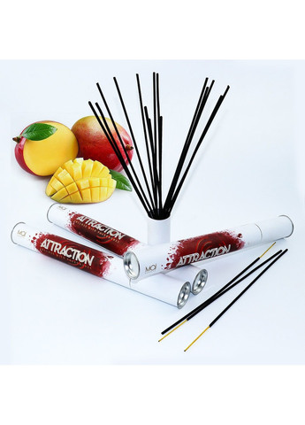 Ароматические палочки с феромонами и ароматом манго Mango (20 шт) для дома, офиса, магазина MAI (277235220)