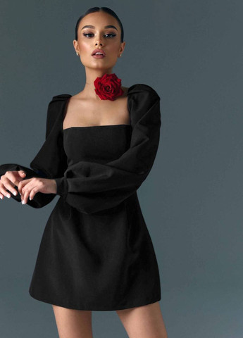 Чорна жіноча сукня костюмка No Brand
