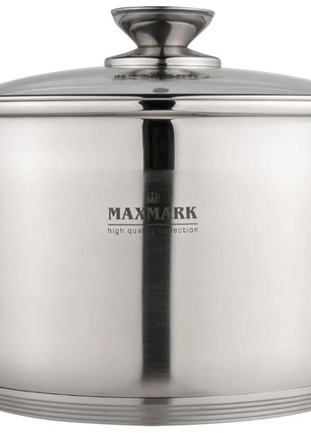 Набор кастрюль 6 пр. (2, 3, 4 л) цилиндрические нержавеющая сталь арт. MK-3506 Maxmark (265215003)