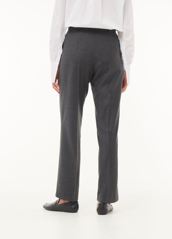 Серые классические, повседневный демисезонные классические, прямые брюки MORANDI