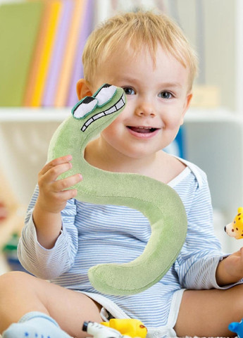 М'яка плюшева розвиваюча іграшка для дітей малюків англійський алфавіт лор із гри роболокс 20 см (475680-Prob) Буква G Unbranded (269901042)
