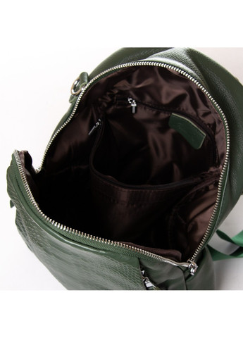 Женская кожаный рюкзак 8907-9* green Alex Rai (264566168)