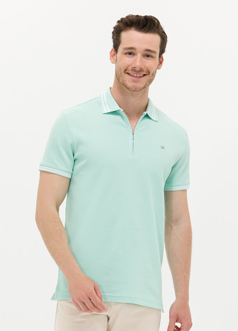 Зелена футболка поло чоловіче U.S. Polo Assn.