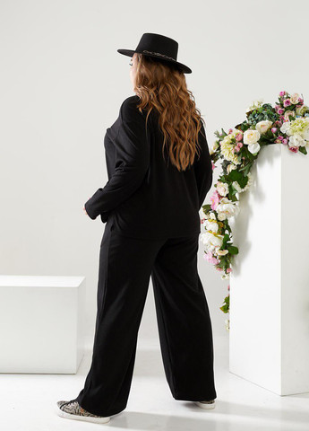 Женский прогулочный костюм трикотаж мустанг черного цвета р.50/52 405980 New Trend (257611152)