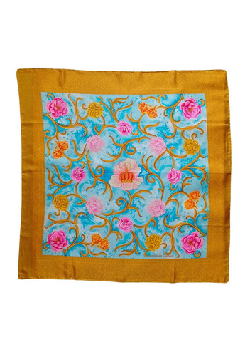 Шелковый платок с розами JAGO (270846042)