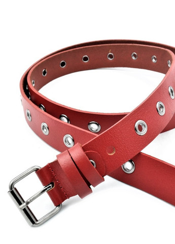 Женский кожаный ремень красный SKL85-295843 New Trend (259142008)