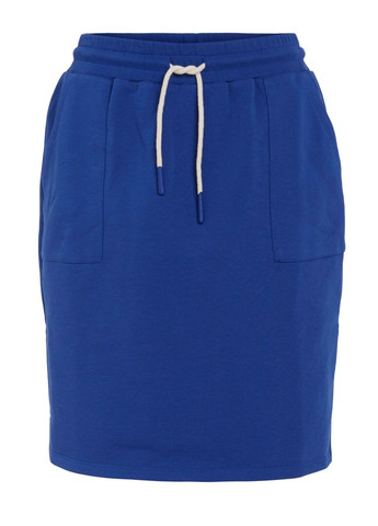 Синяя повседневный юбка Oui колокол