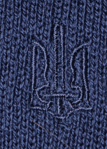 Синій светри светр з вишивкою тризубця (трезуб) Lemanta