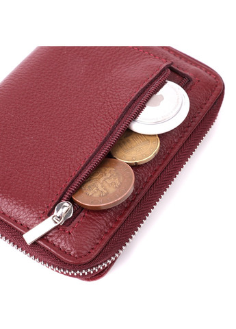 Жіночий гаманець середнього розміру з натуральної шкіри 22551 Бордовий st leather (277980524)