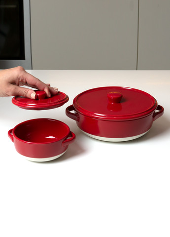 Форма для запікання кругла з кришкою 14,5х11,5х6,5 см MVM (258415927)