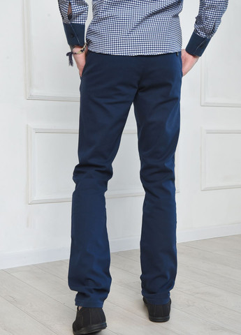 Штани чоловічі темно-синього кольору розмір 29 Let's Shop (277151611)