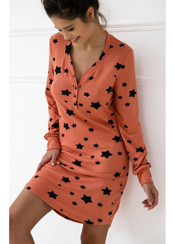 Домашнее платье оранжевое Yolanda S2020181 Sensis (276470472)