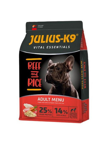 Julius K-9 Говядина и Рис Beef&Rice для собак. (3кг) Julius-K9 (275925027)
