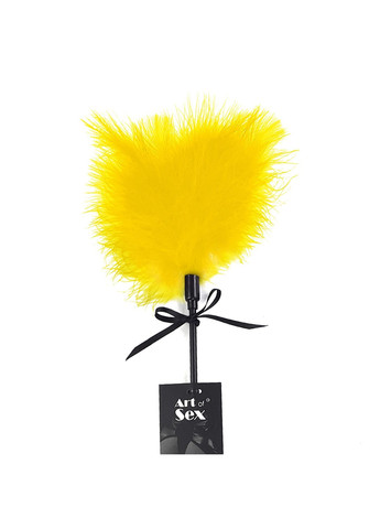 Щекоталка со шлепалкой Пика - Puff Peak, цвет Желтый Art of Sex (258261846)