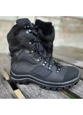 Черные осенние берцы тактические stalker кордура gore-tex черные 46 TALAN