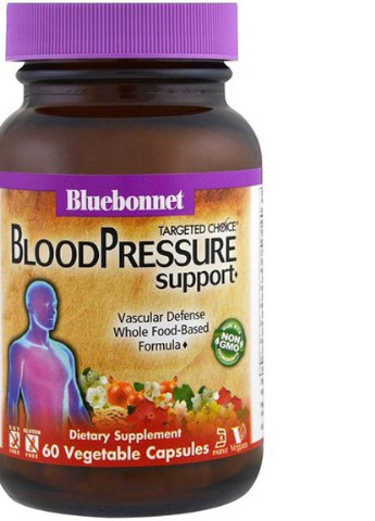 Blood Pressure Support 60 Veg Caps BLB2008 Bluebonnet Nutrition (256720883)