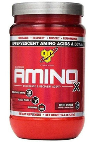 Amino X 435 g /30 servings/ Fruit Punch BSN (256721720)