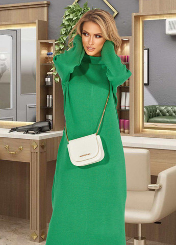 Зеленое сукнi норма сукня подвійного вёязання (49733) Lemanta