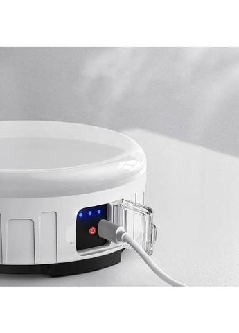 Фонарь светильник лампа аккумуляторная светодиодная с USB для дома кемпинга походов туризма 162х162х28 мм (476264-Prob) Белая Unbranded (278014565)