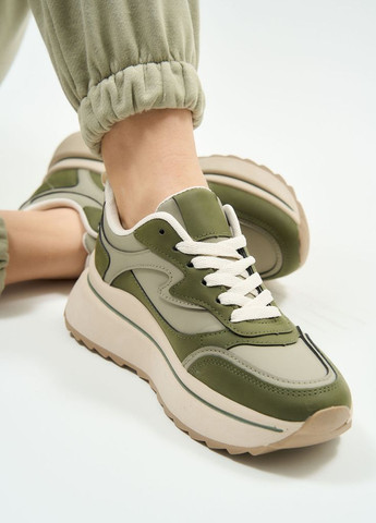 Зеленые демисезонные кроссовки 179330 Lonza