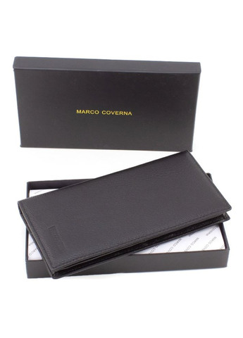 Оригинальный кожаный купюрник для парней 19х9,5 140 (21592) черный Marco Coverna (259736982)