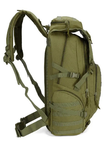 Тактичний рюкзак для риболовлі полювання походів туризму активного відпочинку спорту 50х27х22 см (476023-Prob) Оливковий Unbranded (275766250)