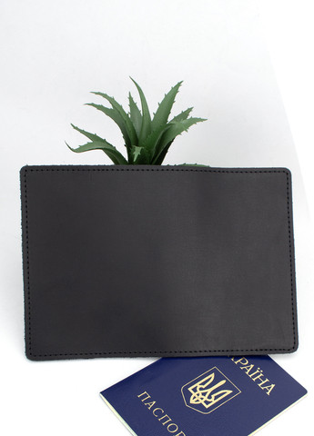Обложка на паспорт кожаная HC0073 черная HandyCover (269368236)