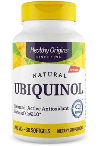 Ubiquinol 200 mg 30 Softgels Healthy Origins (256723893)
