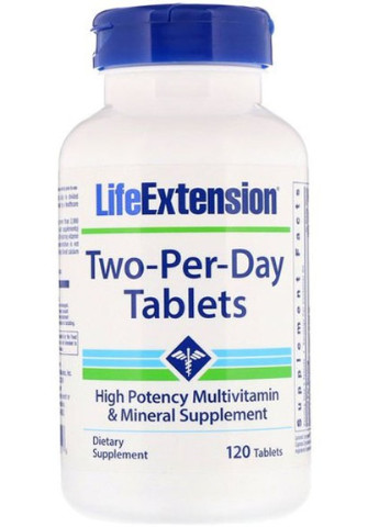 Two-Per-Day 120 Tabs Life Extension (256720346)