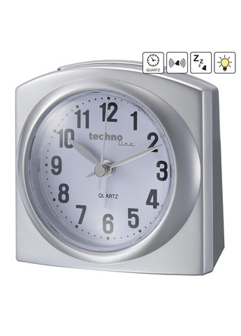 Часы настольные Modell L Silver (Modell L silber) Technoline (258661706)