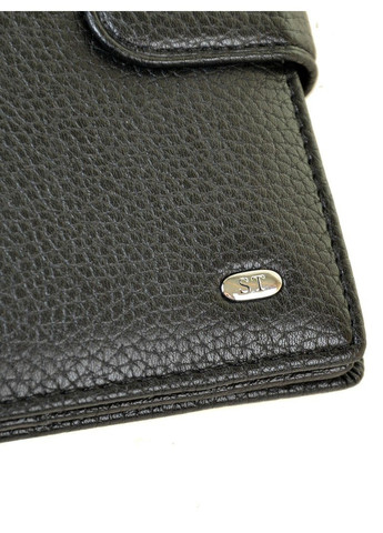 Чорний чоловічий гаманець зі шкірозамінника M5 black Sergio Torretti (272949981)