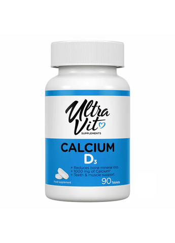 Кальций Д3 Calcium Vitamin D3 - 90 таб VPLab Nutrition (273436171)