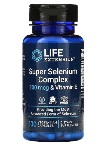 Super Selenium Complex 100 Veg Caps Life Extension (256720351)