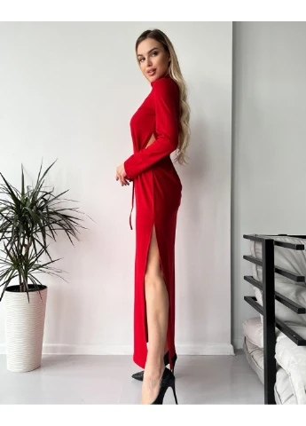 Красное повседневный платья 13716 красный ISSA PLUS