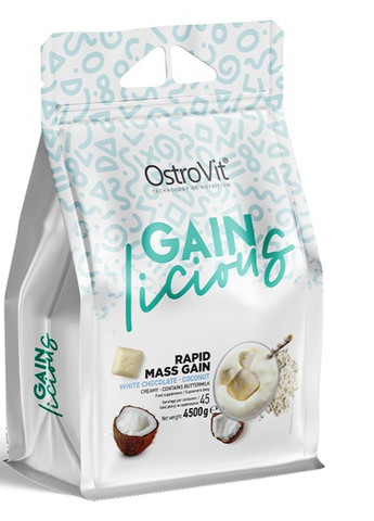 GAINlicious 4500 g /45 servings/ White Chocolate Coconut Ostrovit (257997022)