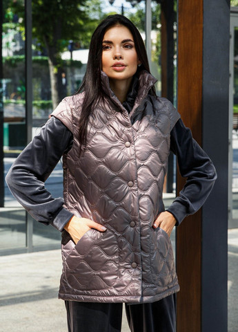 Теплая жилетка с поясом Jadone Fashion (260817108)