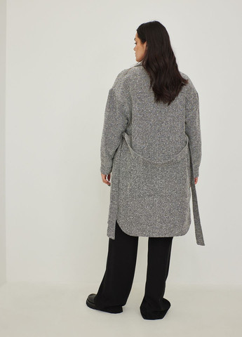 Чорне Пальто демісезон,чорний-білий, NA-KD