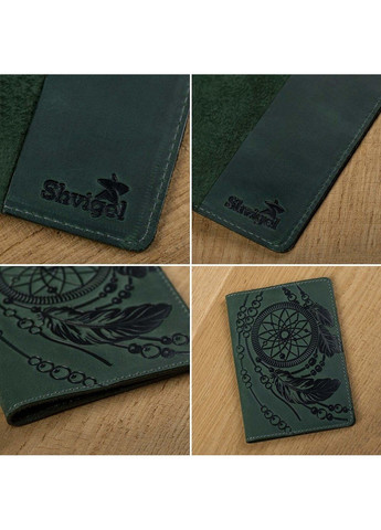 Обкладинка для паспорта 13836 Темно-зелений Shvigel (263135714)