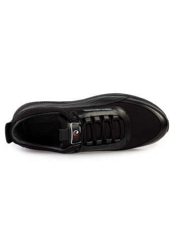 Черные демисезонные кроссовки мужские бренда 9200344_(2) ModaMilano