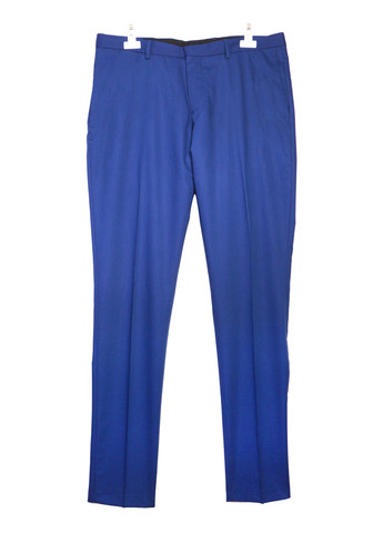 Чоловічі штани Slim Fit S синій Zara (257592736)