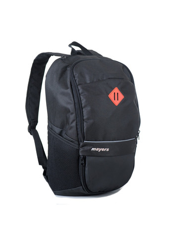 Однотонный черный спортивный вместительный молодежный рюкзак для спортивной формы или путешествий No Brand (258591361)